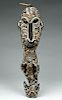 Early 20th C. Papua New Guinea Decorated Food Hook