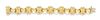 An 18 Karat Yellow Gold and Diamond Bracelet, 49.60 dwts.
