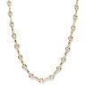 An 18 Karat Gold Fancy Link Chain Necklace, 54.60 dwts.
