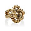 CARTIER YELLOW GOLD NAUTICAL KNOT RING