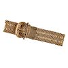 VICTORIAN YELLOW GOLD BELTED STRAP BRACELET