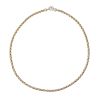 PLATINUM & YELLOW GOLD CHAIN NECKLACE