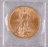 1923 St. Gaudens 20 dollar gold coin