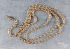 14K yellow gold necklace, 12.2 dwt.