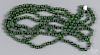 Double strand jade bead necklace
