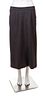 An HermËs Grey Wool Sheath Skirt, Size 46.
