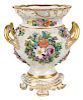 RUSSIAN TWO-HANDLED IMPERIAL PORCELAIN FACTORY VASE, PERIOD OF NICHOLAS I (1825-1855)
