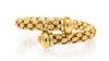 An 18 Karat Yellow Gold Flexible Bangle Bracelet, Italian, 36.25 dwts.