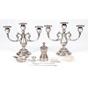 Sterling Weighted Candlesticks & Other Accessories