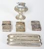 American and Thai Sterling and Silver Smoking Accessories