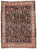 Antique Senneh Rug, Persia: 4'5'' x 6'2''