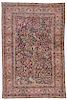 Antique Lavar Kerman Prayer Rug, Persia: 4'9'' x 7'3''