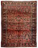 Antique Mahal Rug, Persia: 5'3'' x 6'9''