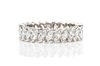 A Platinum and Diamond Eternity Band, 4.50 dwts.