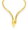 A High Karat Yellow Gold Torque Arrowhead Necklace, Lalaounis, 65.30 dwts.