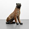 Large Art Deco Panther Sculpture, Manner of Georges Lucien Guyot