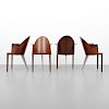 4 Philippe Starck ROYALTON Armed Dining Chairs