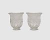 Pair of BACCARAT Crystal Vases, 20th century