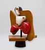 AFTER LE CORBUSIER (1887-1965): ICÔNE (BROWN/RED/WHITE)
