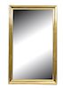A Large Brass Framed Mirror Height 70 1/2 x width 43 inches.