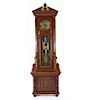 Vienna regulator tall case clock, signed Alois Sutz