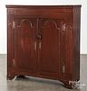 Stained gumwood cupboard