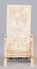 Chinese carved ivory table screen