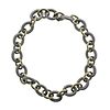 David Yurman 18K Gold Silver Cable Link Necklace