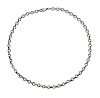 Tiffany &amp; Co Sterling Silver Donut  Link Chain Necklace 