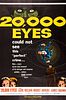 Period Film Poster, "20,000 Eyes", 1961