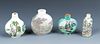 4 Antique Chinese Snuff Bottles