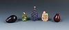5 Antique Chinese Snuff Bottles