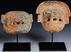 2 Jamacoaque Pottery Mask, Ecuador 400 BC - 500 AD
