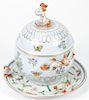 Herend Hungary Porcelain Covered Soup Tureen and  Tray