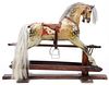 Antique 19th c. British Victorian Rocking Horse