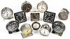 Collection of 12 Vintage Alarm Clocks