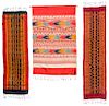 3 Lao/Thai Silk Ikat Textiles