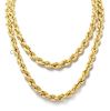 * A 14 Karat Yellow Gold Rope Chain Necklace, 41.45 dwts.