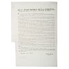The Mexican War and Texas, April 1836 Broadside Addressing Stay of Execution for Texan Prisoners