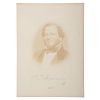 Judah P. Benjamin, Jewish US Senator and Confederate Politician, Salted Paper Photograph