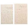Civil War Correspondence b/w Brothers Rufus Cowing, Harvard Grad, NYC Judge, & Wall Street Lawyer, and Kirkland N. Cowing, 6th OH Infantry, KIA Chicka