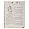 Iapi Oaye. The Word Carrier, Very Rare Sioux Indian Language Newspaper, First Year, Complete Run of Twelve Monthly Issues