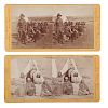 Modoc War Stereoviews by Muybridge, Incl. Warm Spring Indian Scouts in Camp