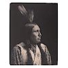 Cherokee Chief Two Bulls, Platinum Photograph by J.E. Watson