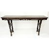 Chinese Deep Carved Rosewood Alter Table. Carved and openwork on apron, deep carved legs. Scuffs an