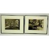 Two (2) Works by Samuel Gottscho, American (1875 - 1971) Black and White Silver Gelatin Prints of T