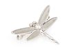 An 18 Karat White Gold and Diamond Dragonfly Brooch, Tiffany & Co., 1.90 dwts.