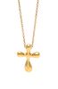 An 18 Karat Yellow Gold Cross Necklace, Elsa Peretti for Tiffany & Co., 2.40 dwts.