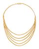 An 18 Karat Yellow Gold Swag Necklace, 31.35 dwts.