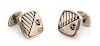 A Pair of Sterling Silver 'Cable' Cufflinks, David Yurman, 14.40 dwts.